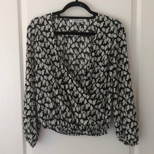 Lovers + Friends Wrap Blouse